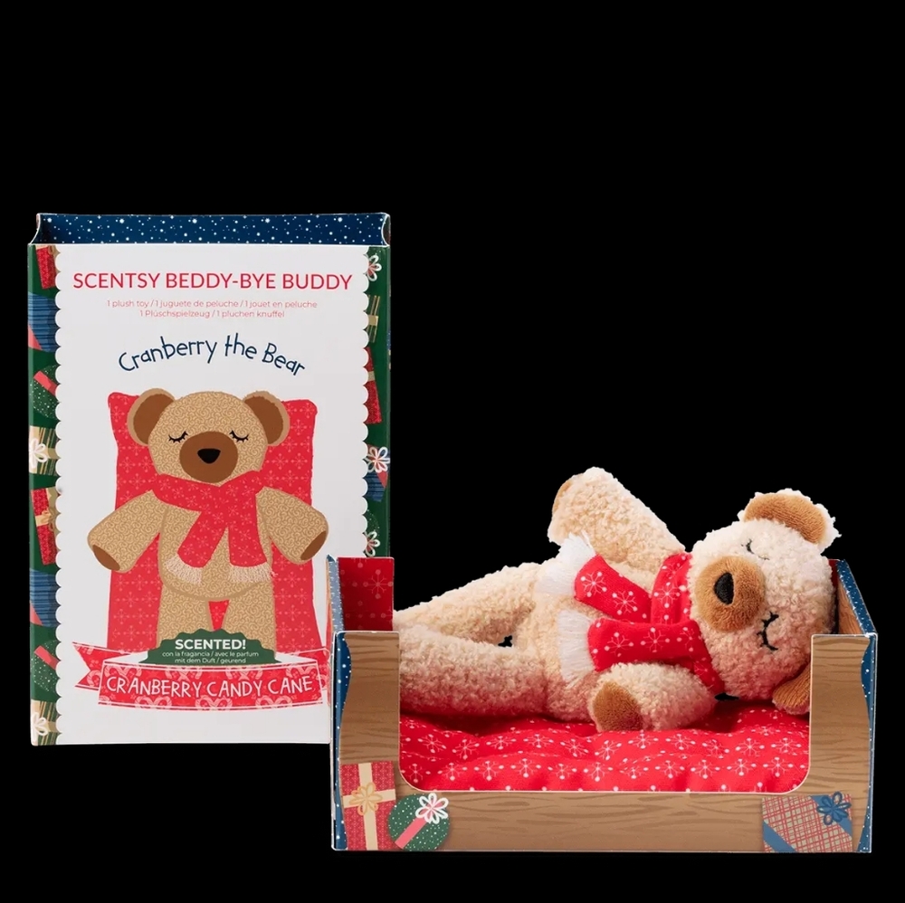 NEW Cranberry The Bear Scentsy Beddy-Bye Buddy